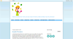 Desktop Screenshot of mommyandbabyfood.com